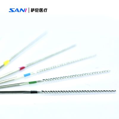 Dental Root Canal Stainless Steel U Files 32mm 15#-40# For Root Canal Treatment