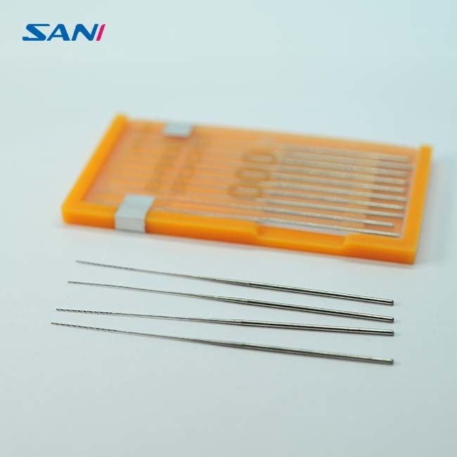 FDA 21mm Dental Barbed Broaches Smooth Surface Endodontic Materials