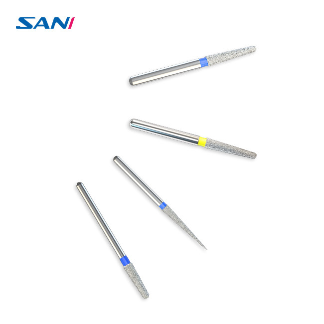 Stainless Steel Dental Diamond Bur Set 5pcs/ Pack 11mm For High Speed