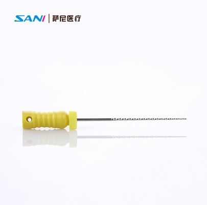 Manual Stainless Steel Dental K File 21mm 25mm 28mm 31mm For RCT