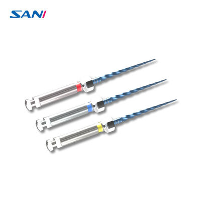 Good price Yellow Dental 21mm Niti Rotary Endo Files For Root Canal Treatmant online