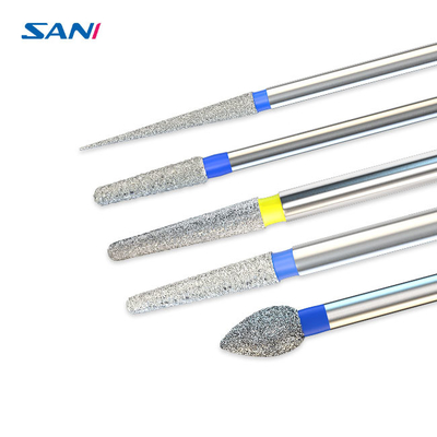 11mm Dental Bur Stainless Steel Diamond Bur Set For High Speed Handpiece